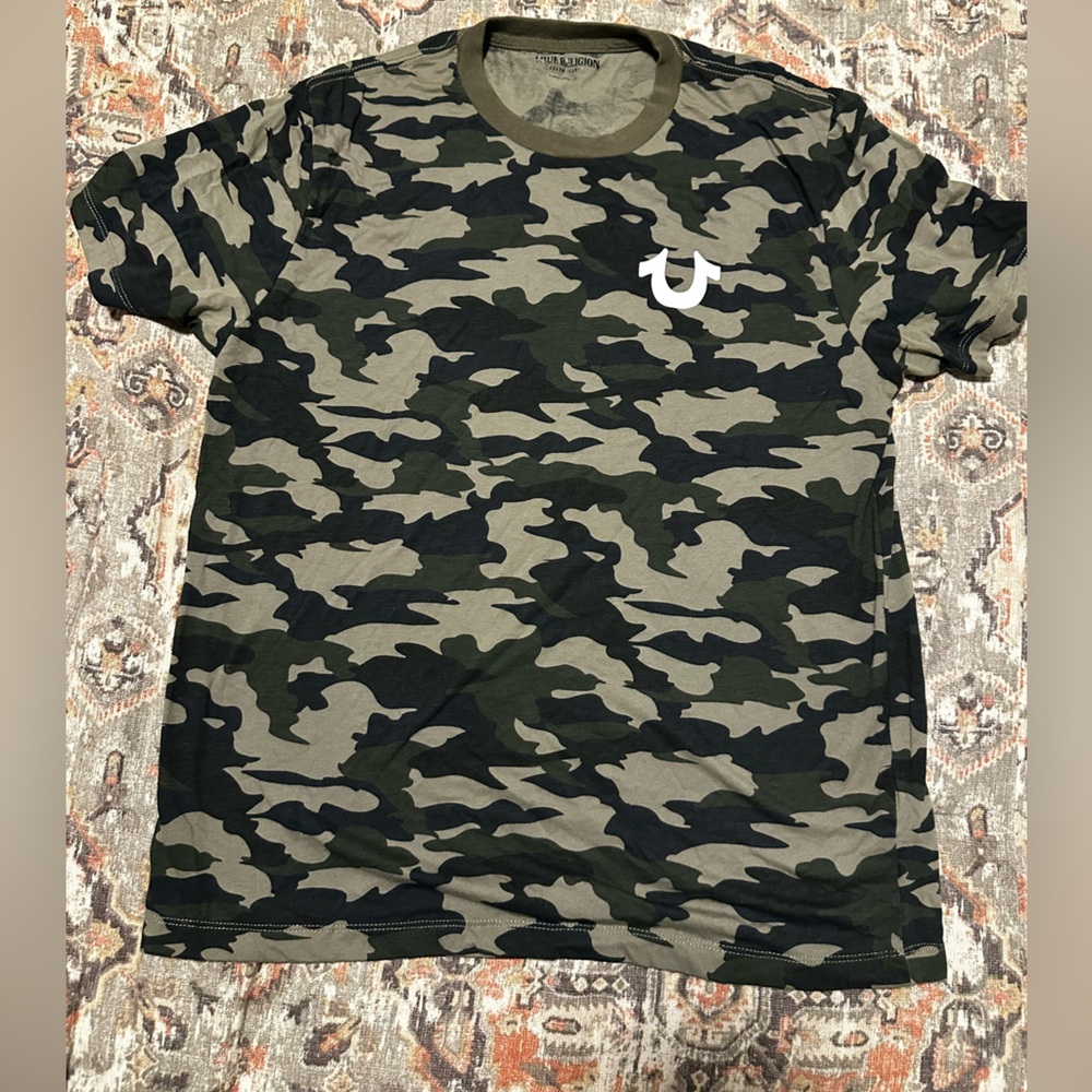 True Religion Camo Graphic Tee